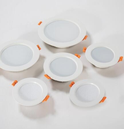 Led嵌入式筒灯三色光 3.5寸12W天花板射灯客厅走廊过道酒店卧室灯图3