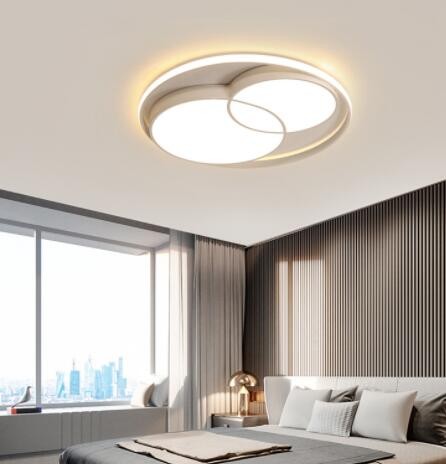 卧室灯 简约现代led吸顶灯家用房间灯书房创意圆形温馨北欧灯具图3