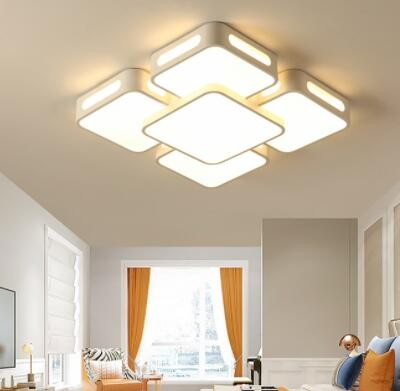 LED吸顶灯具客厅灯白色新款卧室长方形家用大气简约现代厂家直销