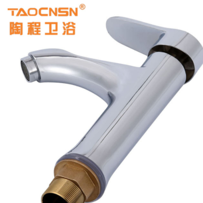 自产自销 供应铜盖合金单孔冷热面盆龙头 洗手盆龙头 提供贴牌图3