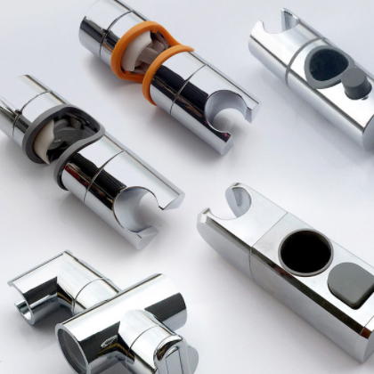 三档淋浴升降花洒中叉滑套可调喷头配件活动支架手持花洒管底座图3