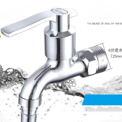 6分锌合金水龙头 不锈钢水龙头 黄铜快开水龙头 4分铜带锁水龙头图2