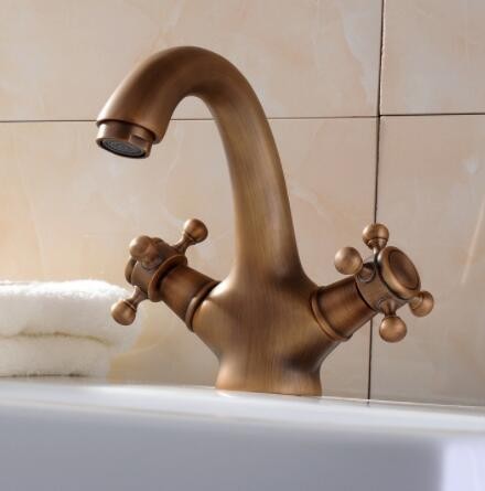 冷热水面盆龙头台盆浴室洗脸盆水龙头仿古台上盆水龙头厨房水龙头图3