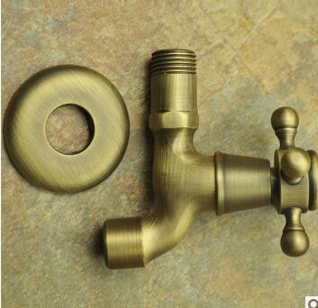 仿古拖把池龙头欧式复古陶瓷阀芯艺术拖把池水龙头入墙式单柄单控图3