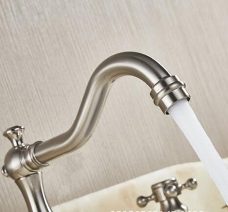 厂家直销批发欧式家装建材水暖五金三孔三件套分离式面盆水龙头图2