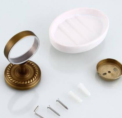 欧式全铜仿古肥皂盒卫浴五金挂件全铜浴室挂件仿古肥皂碟肥皂盒图3