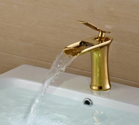厂家直销欧式黑古金色烤白漆家装建材水暖五金浴室厨房水龙头图3