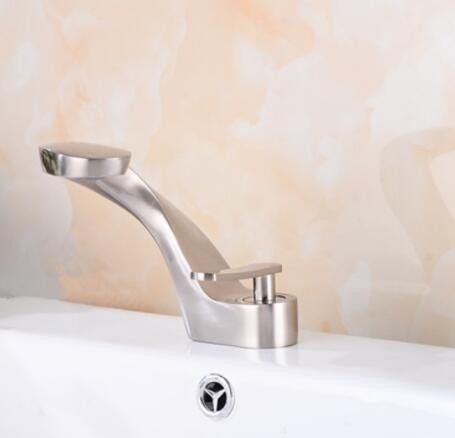 家装建材水暖五金批发销售欧式黑古电镀拉丝全铜台下面盆水龙头图2