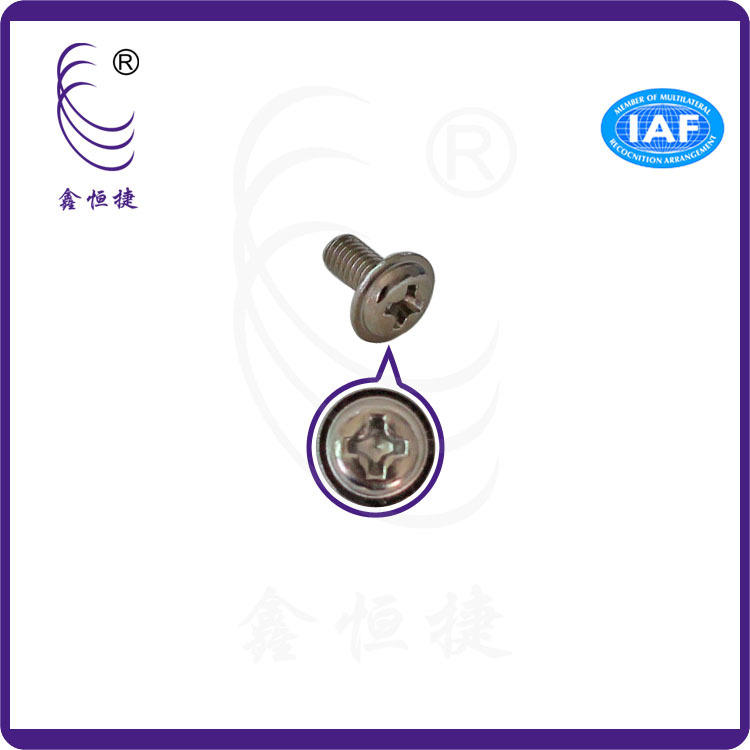 十字盘头带介太阳花螺丝-1