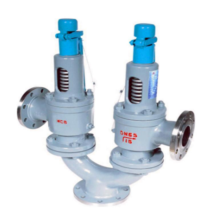 轩诚阀门批量定制 A37H双联弹簧式安全阀