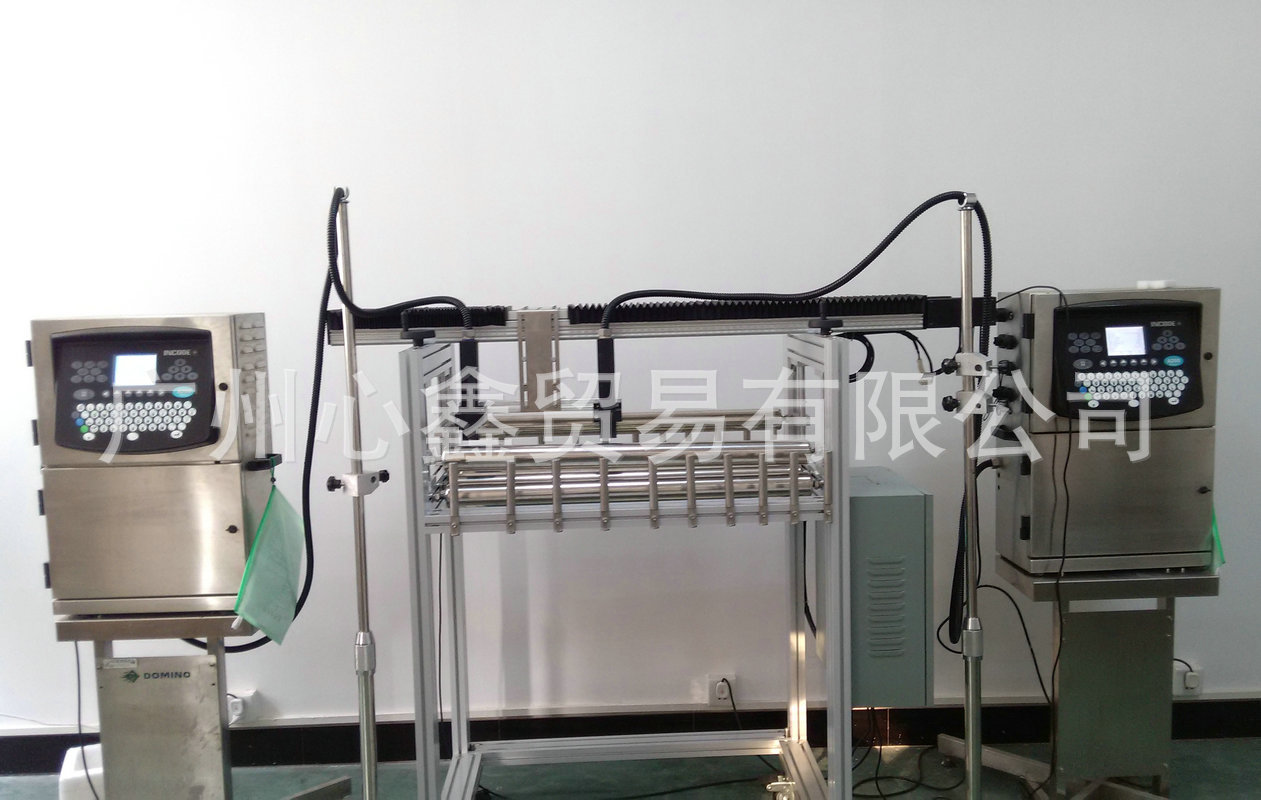 双喷头移动喷码系统