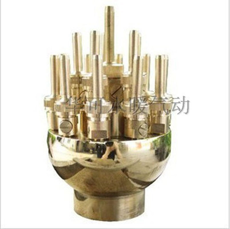 铜可调三层直上喷头2-0