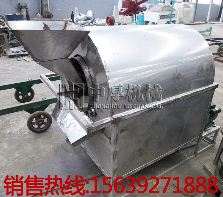 100斤全不锈钢电加热滚筒炒货机