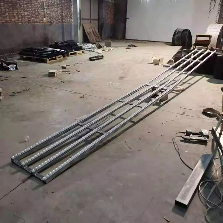 滚筒卸货滑梯 卸车滑轮滚道 无动力滑轮 效率高