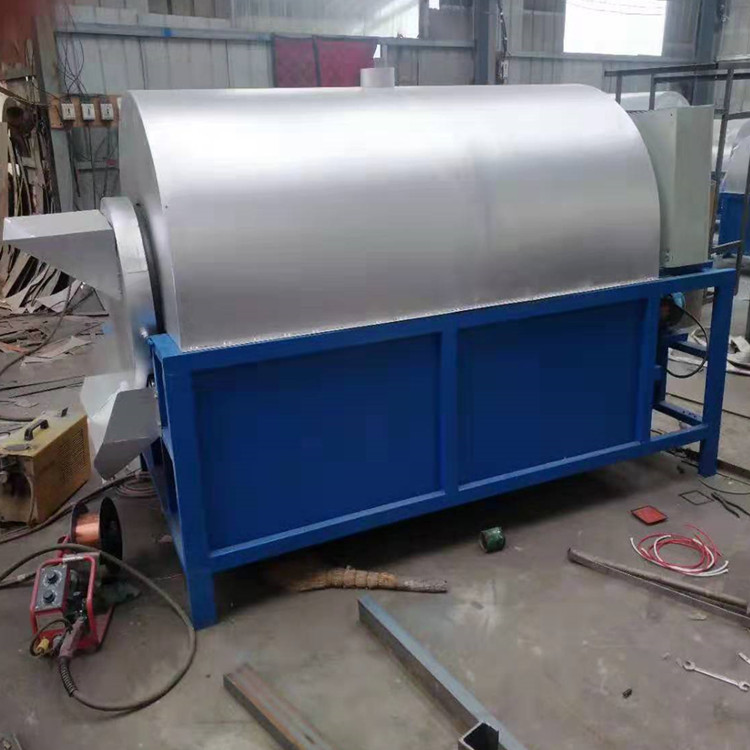 封闭式 芝麻炒货机 物料烘干滚筒炒货机 电加热炒籽机