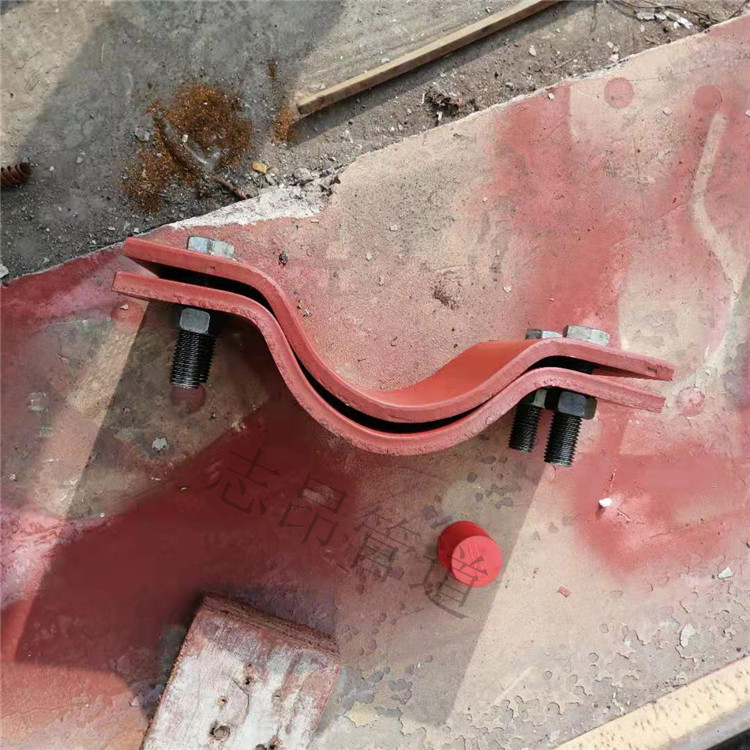 河北 D1长管夹 对夹管夹 志昂管道