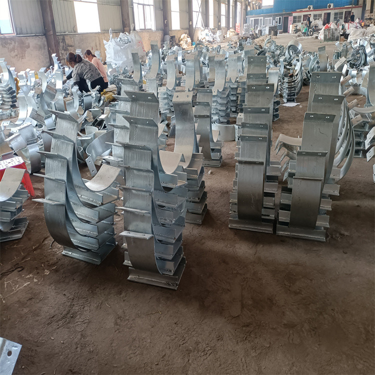 管夹导向支座 合金管夹滑动支座实体厂家 河北广拓认证负责