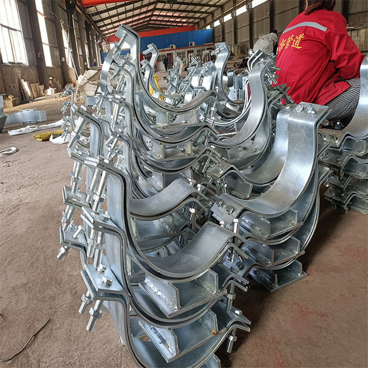 合金管夹滑动支座 Z1管夹固定支座实体厂家 沧州广拓诚信服务