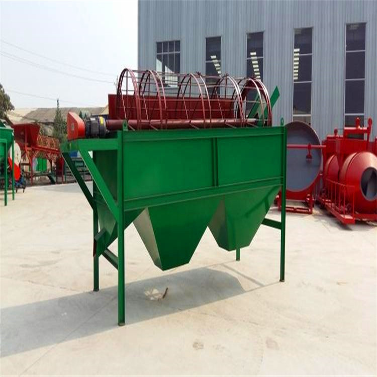 秸秆有机肥设备 滚筒筛分机 采购