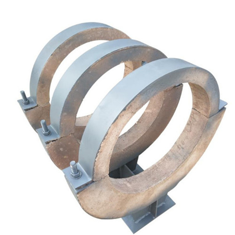 陕西  固定隔热管托  管夹管托   皓刚管道厂家