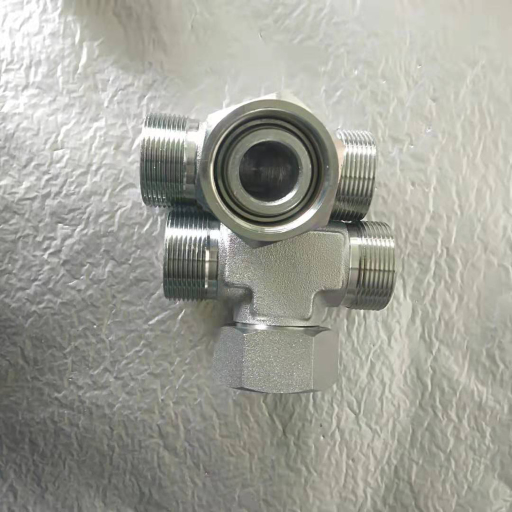 英振 过渡接头 碳钢液压接头厂家 液压直角 三通 直通