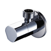 富奥卫浴 全铜三角阀 加厚冷热通用型三角阀 热水器马桶专用角阀