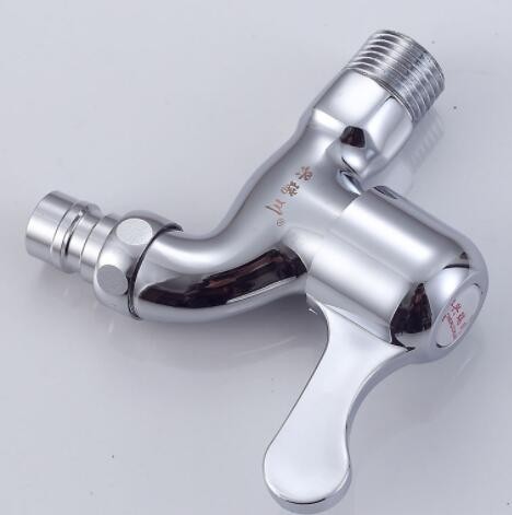 水暖单冷快开水龙头4分铜体洗衣机水龙头 冷水龙头图3