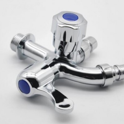 厂家直销 锌合金侧开多功能洗衣机龙头 卫浴批发