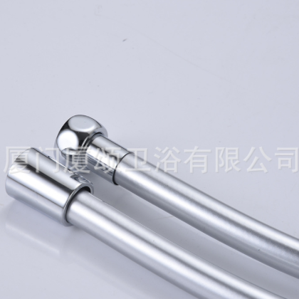 厂家直销1.5米银色pvc花洒软管高压防爆pvc淋浴软管浴室连接管图2