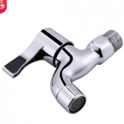 铜4分快开龙头铜网咀水龙头 铜入墙单冷快开平口水龙头