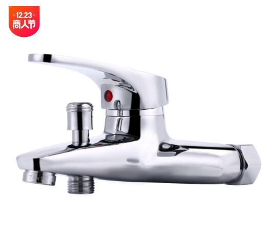 铜赛洛浴缸淋浴阀入墙冷热三联式加厚冷热混水龙头