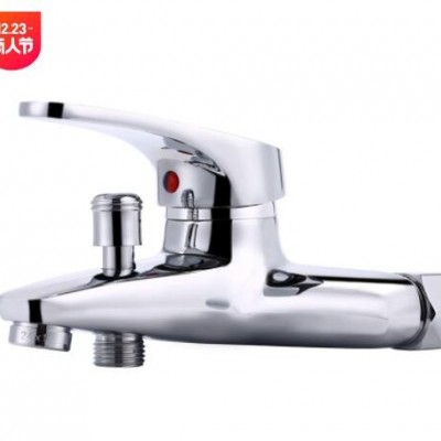 铜赛洛浴缸淋浴阀入墙冷热三联式加厚冷热混水龙头