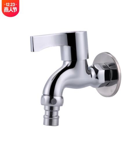 铜4分铜洗衣机水龙头 铜入墙单冷快开水龙头图2