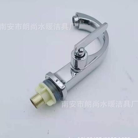 厂家自销月弯面盆龙头 洗脸盆水龙头 合金单冷单水龙头图2