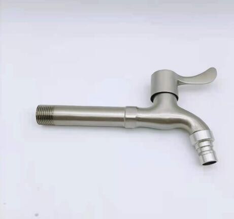 仿304不锈钢洗衣机水龙头4分快开家用拖把池龙头加长水龙头单冷图3