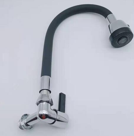 厂家直销角式菜盆水龙头厨房水龙头彩色管360度旋转水龙头图2