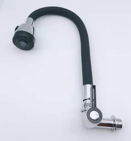 厂家直销角式菜盆水龙头厨房水龙头彩色管360度旋转水龙头图3