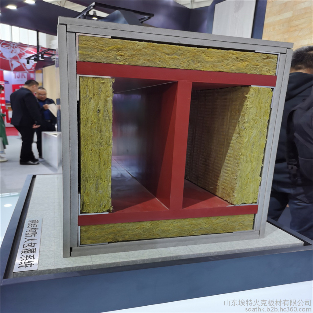 纤维增强硅酸盐防火板钢柱包覆硅酸盐防火板隔音