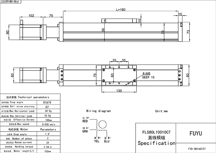 封闭式直线模组