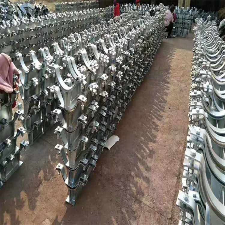 双孔管夹 卡箍管夹实体厂家 河北广拓加工定制