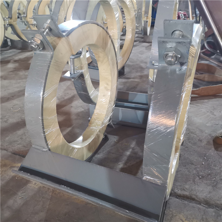 浙江 聚氨酯隔热管托 卡箍型管托  志昂厂家