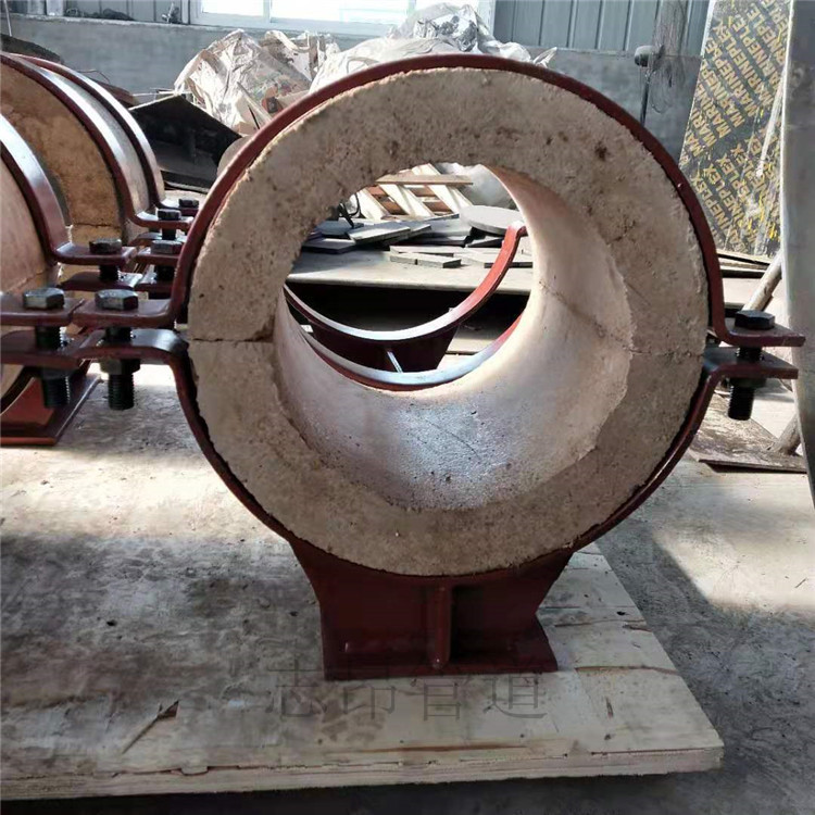 湖北 隔热管托厂 卡箍型滑动管托 志昂管道