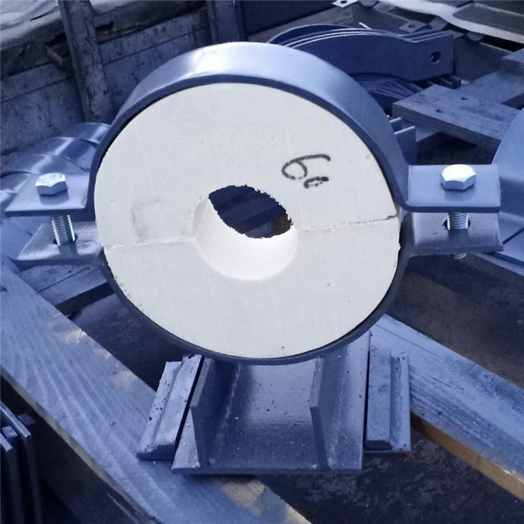 天津 卡箍型滑动管托 保冷固定管托 沧州志昂管道