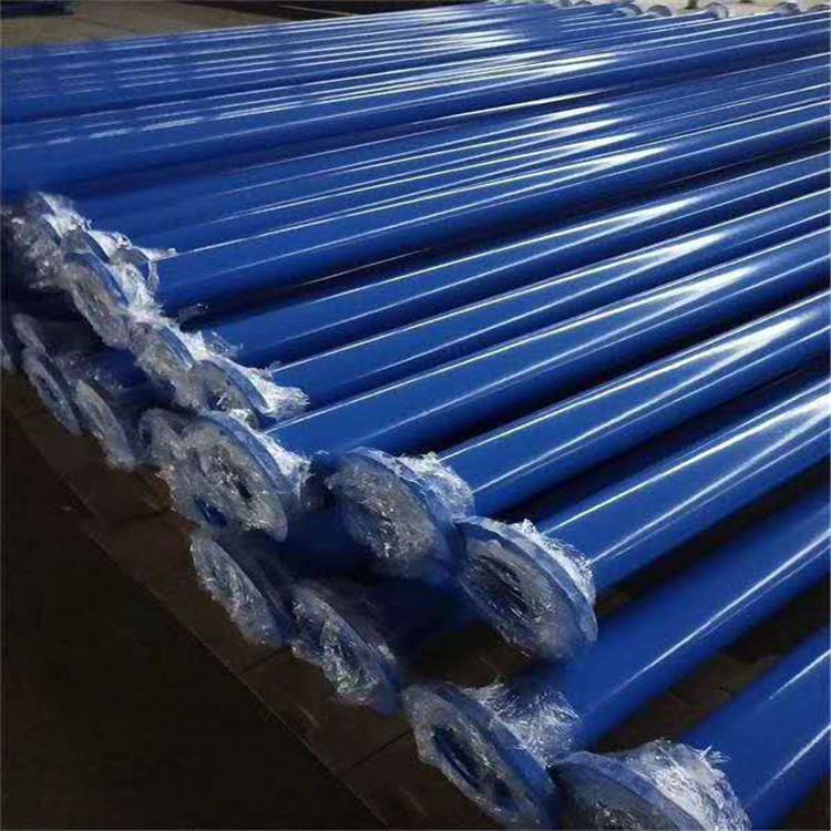 河南 卡箍连接涂塑钢管 双面涂塑钢管 浩迪厂家