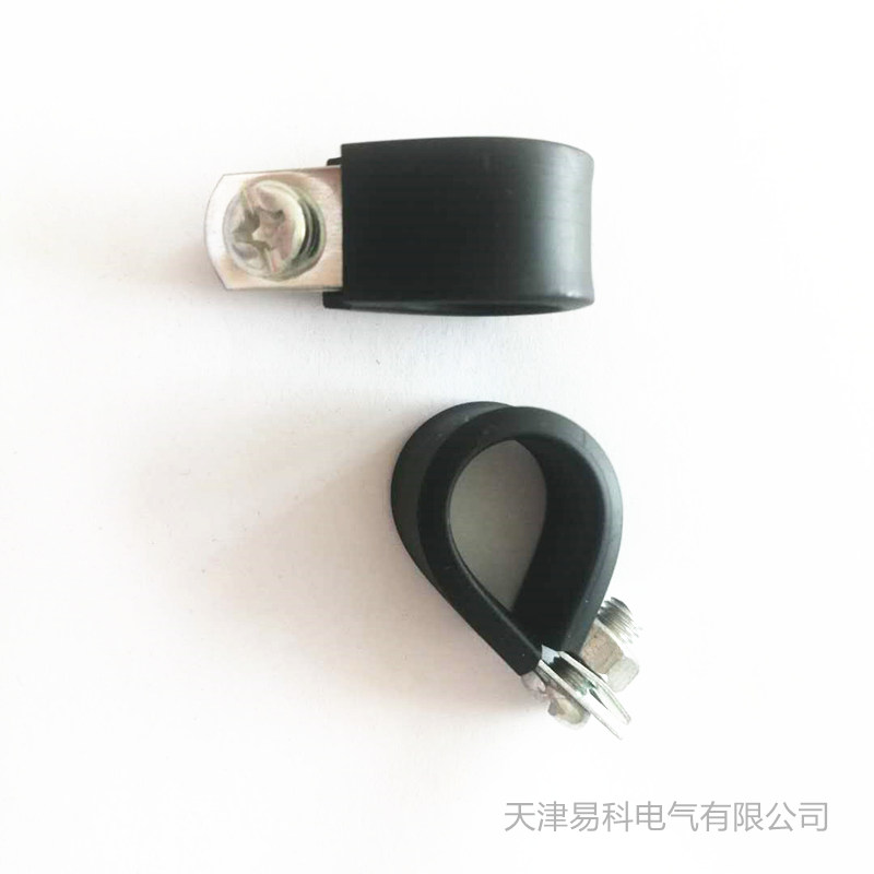广西河池易科供应R型管夹 卡座 抱箍
