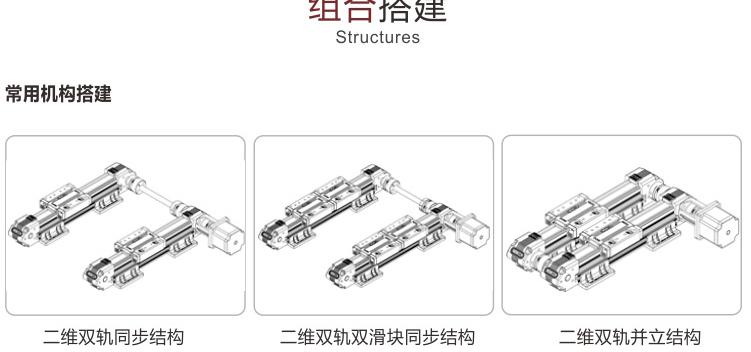 CCMW50 同步带模组线性导轨滑台