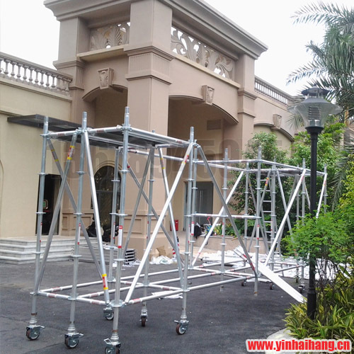 盘扣式铝合金脚手架 (2)