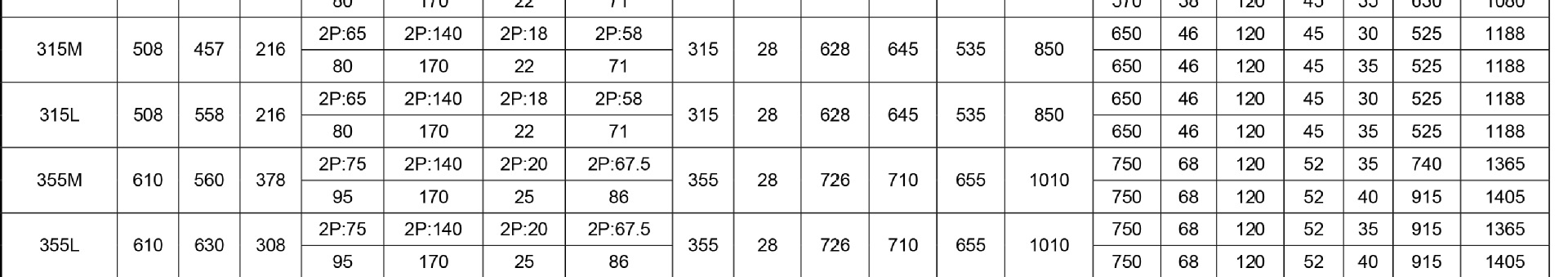 YE3-DT系列超高效地铁电机样本(132以下B3改侧中出线