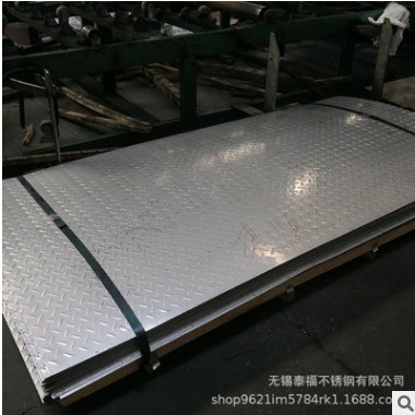 现货供应 304L 304D不锈钢花纹板 304冷热轧不锈钢镀锌花纹板图2