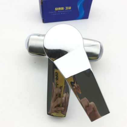 铜雅思二联面盆水龙头 全铜双孔冷热混水阀 浴室洗手洗脸盆水龙头图3